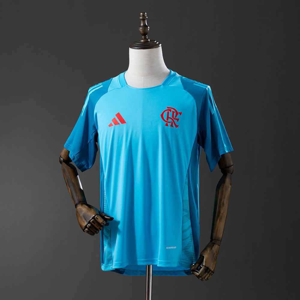Camisa de Treino Flamengo 25/26 Azul Ciano