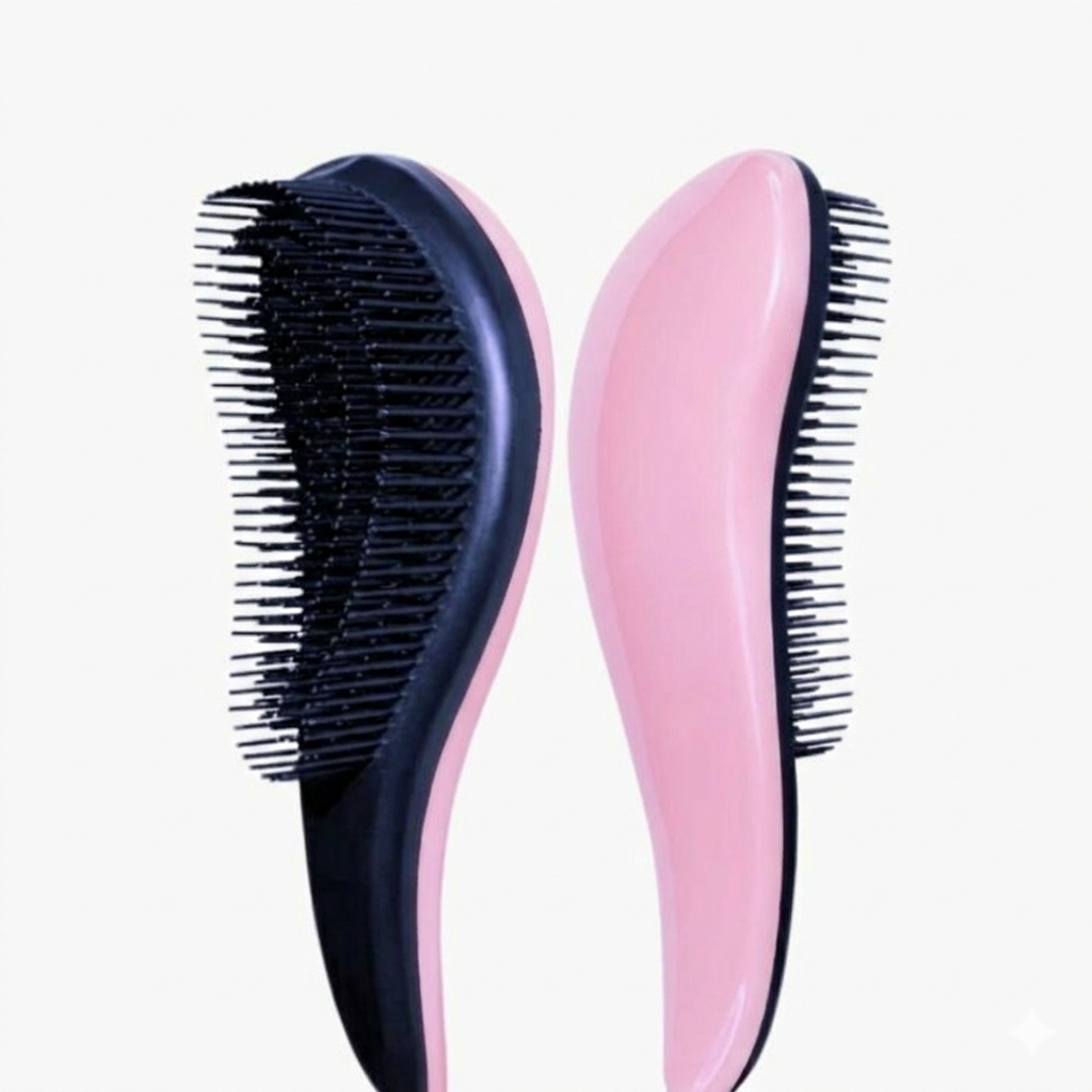 ESCOVA DE CABELO ROSA