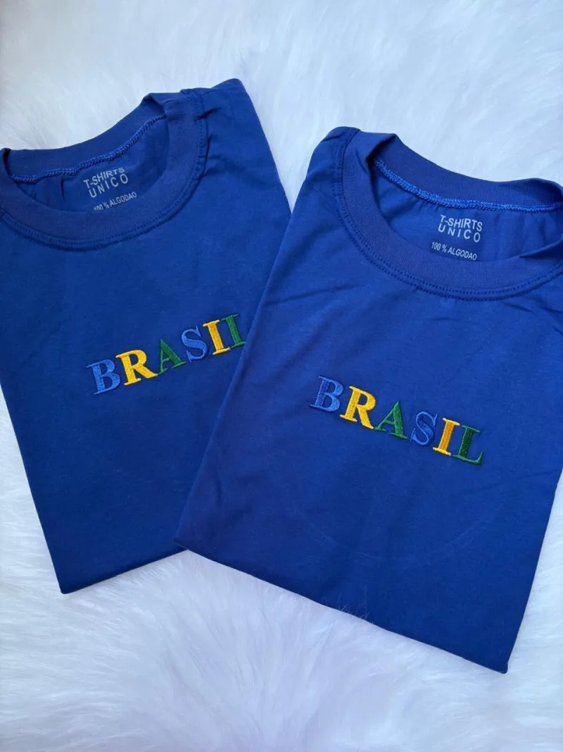 T-Shirt Brasil Bordada🇧🇷
