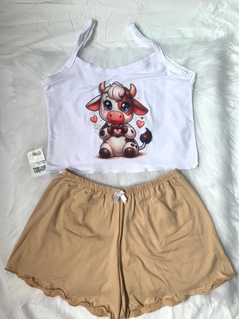 Babydoll Vaquinha 🐮