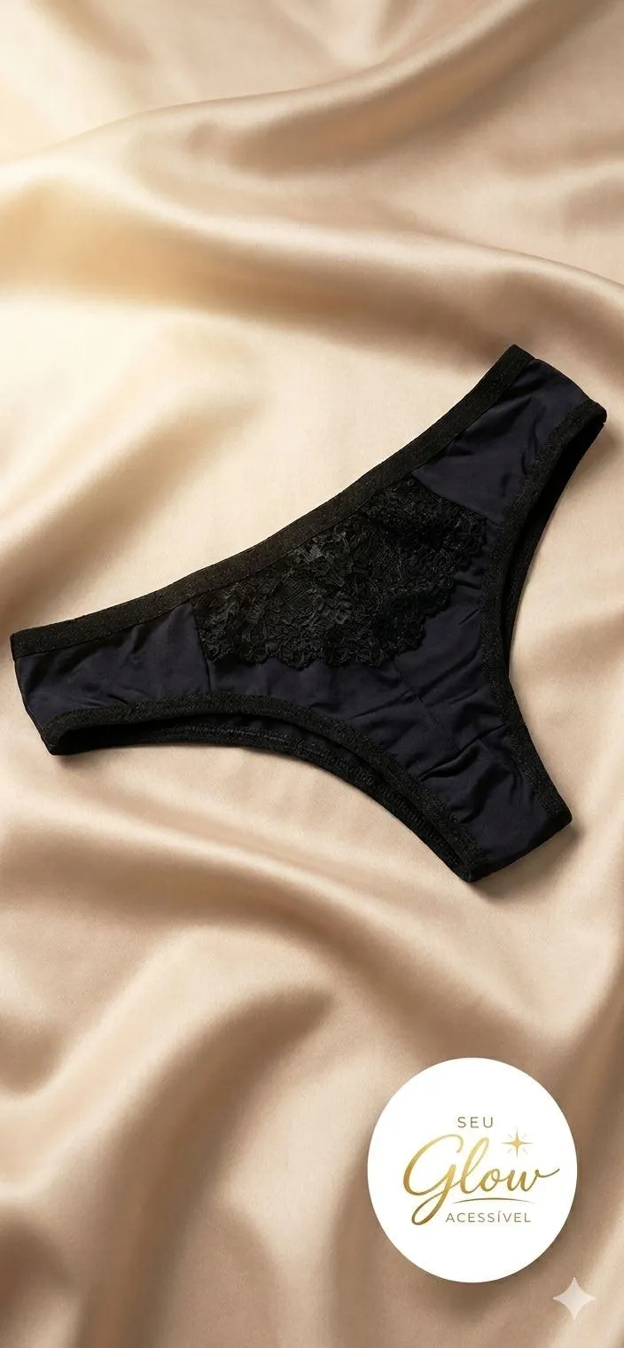Calcinha preta M