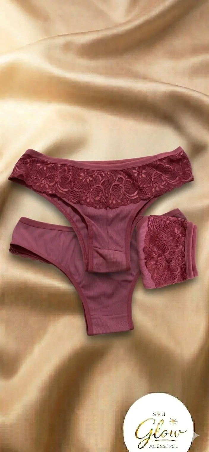 Calcinha Premium rose