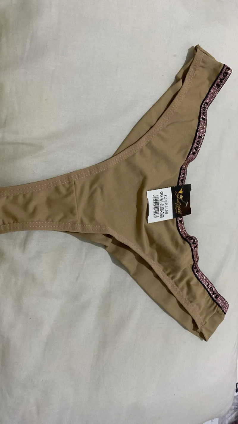 Calcinha love GG bege