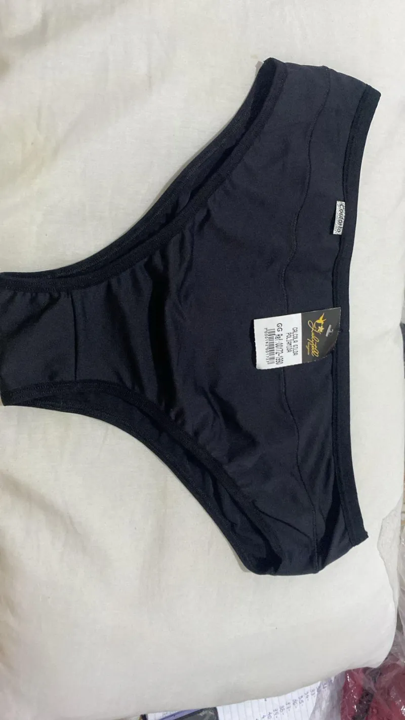 Calcinha Poliamida GG preta