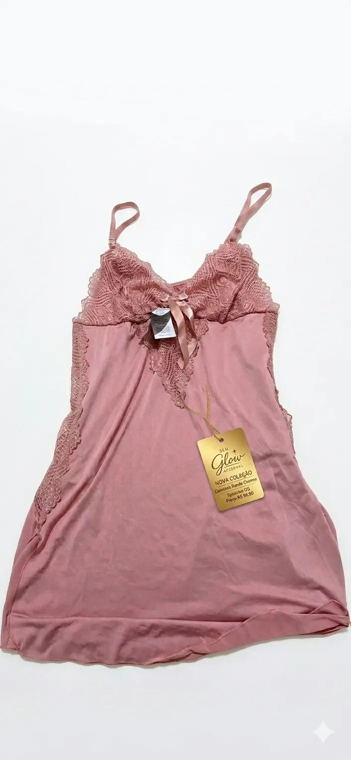 Camisola Plus size 50 rosa
