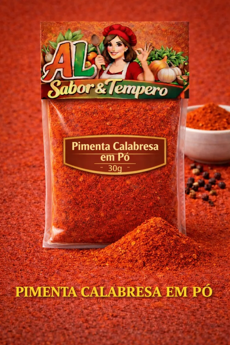 Pimenta calabresa em pó