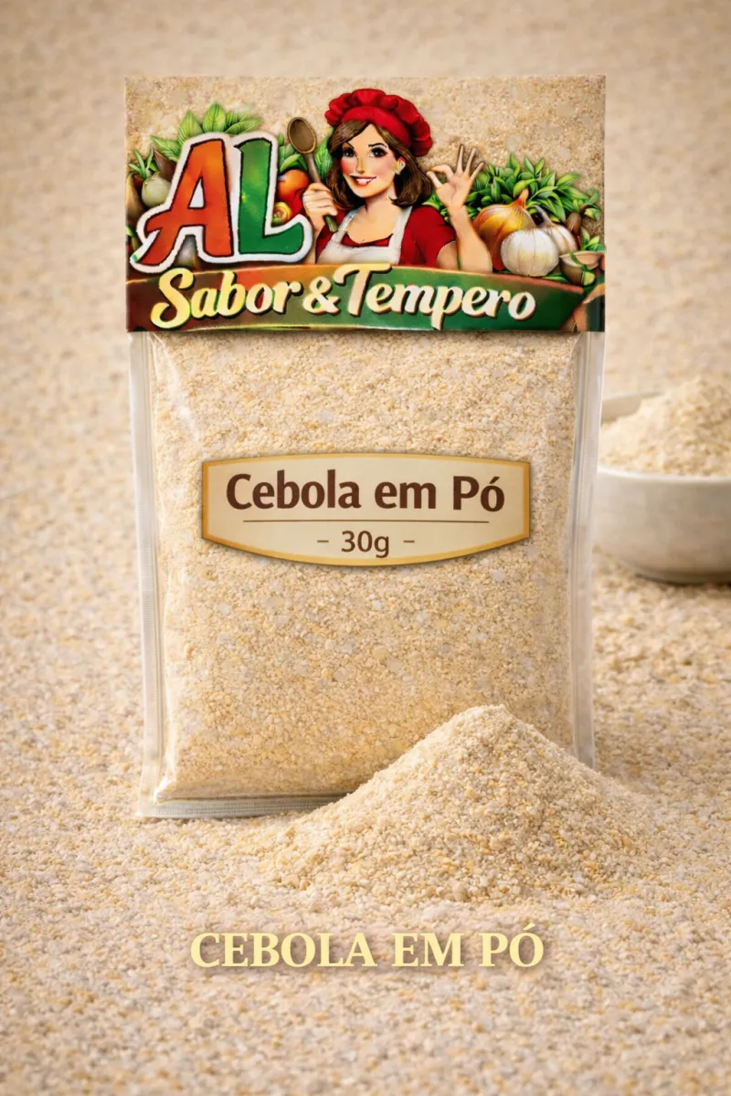 Cebola em pó