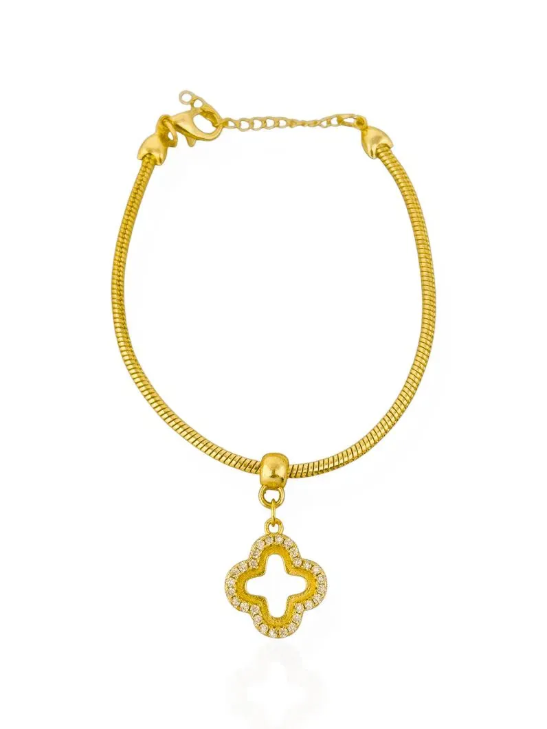 Pulseira Pingente Inspiração Vg Cravejado