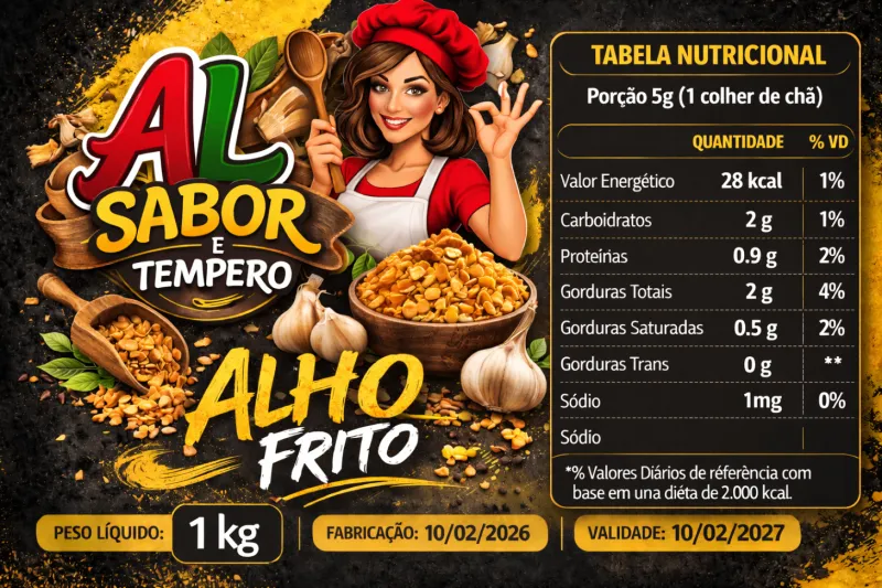 Alho frito