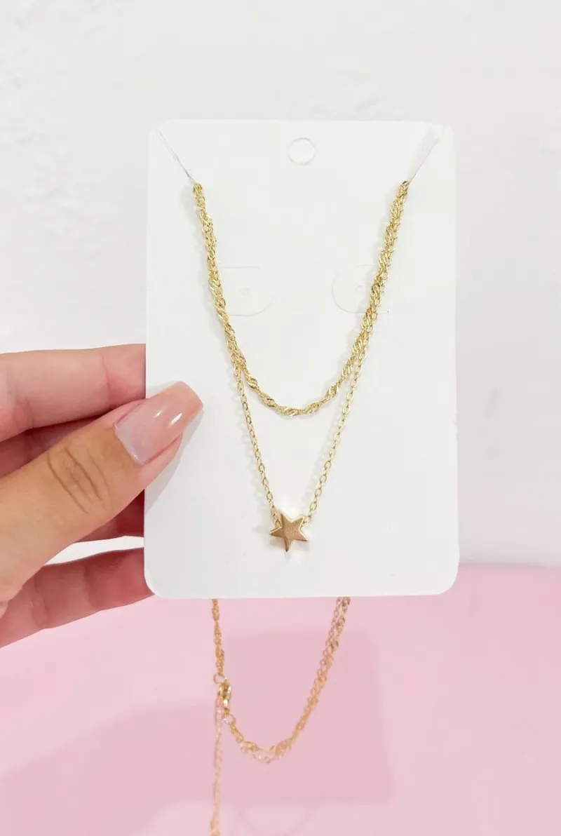 COLAR ESTRELA DUPLO