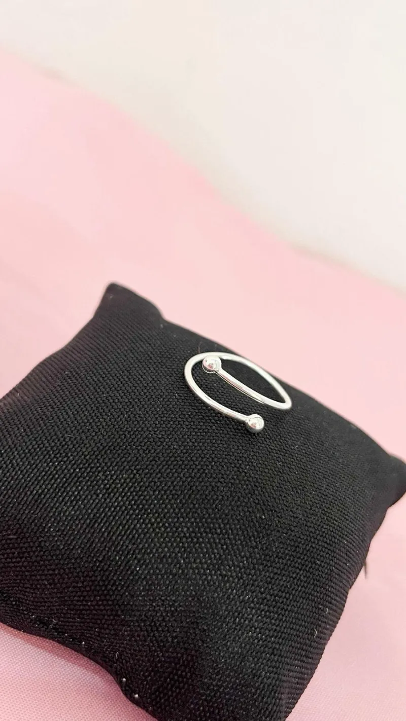 ANEL REGULAVEL BOLINHAS