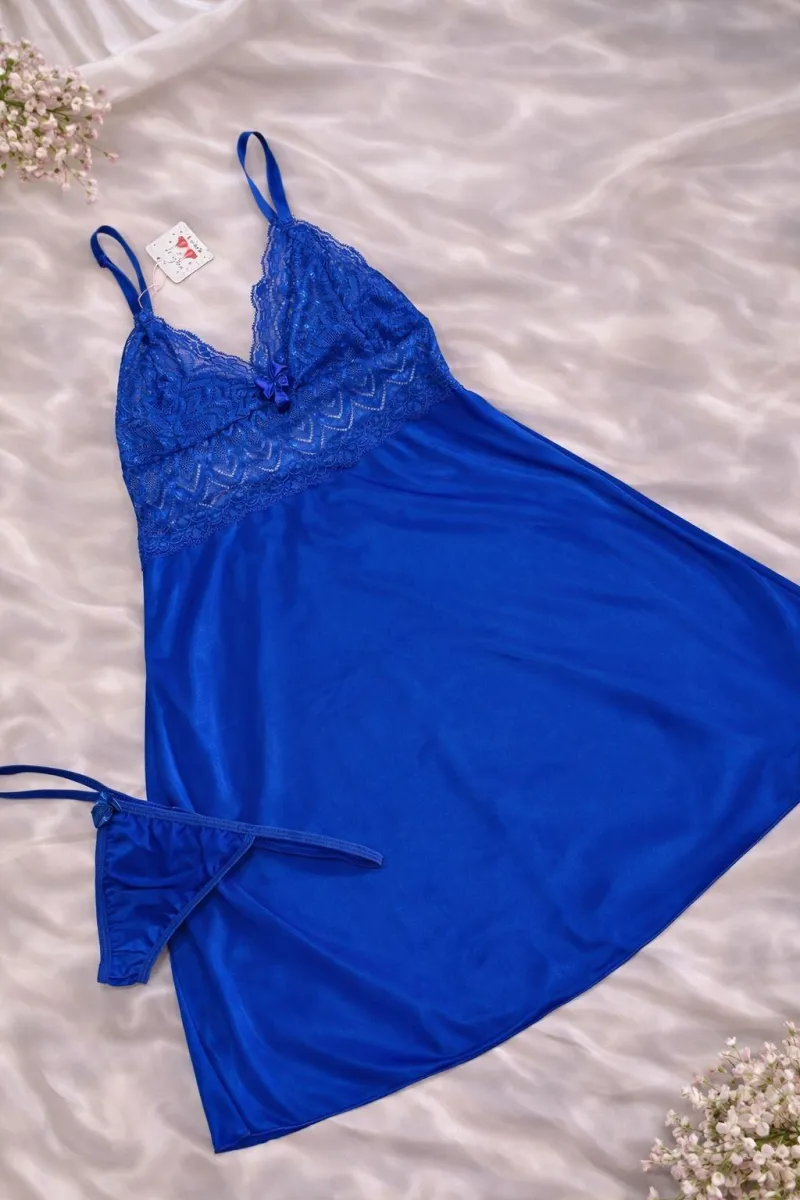 CAMISOLA SEDUÇÃO AZUL BIC