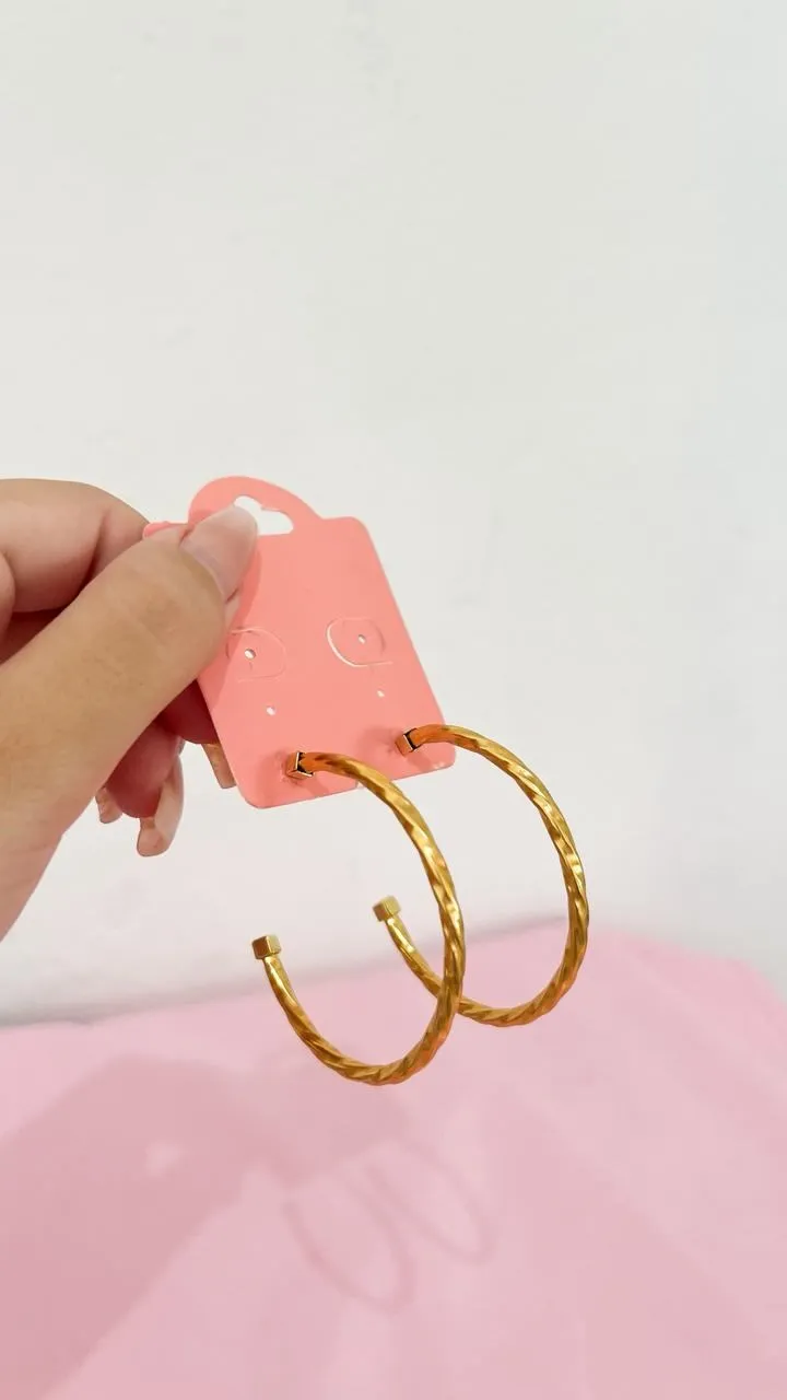 BRINCOS ARGOLA TORCIDA