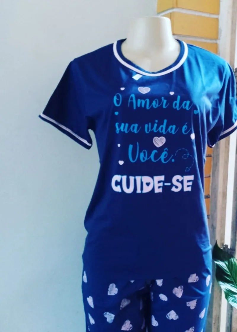 Pijama manga curta 1