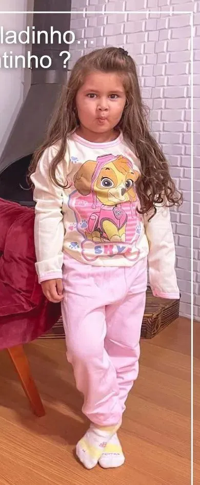 Moletim infantil feminino