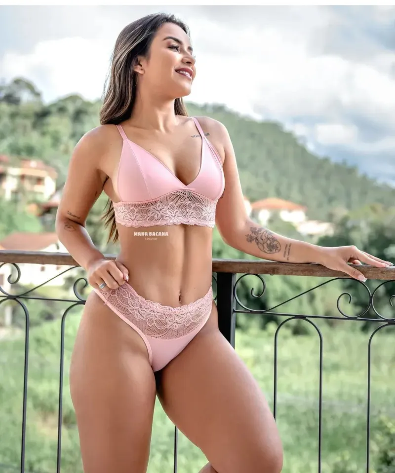 Conjunto fio renda