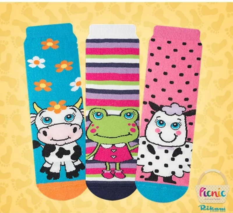 Meias zoo feminino Rikan