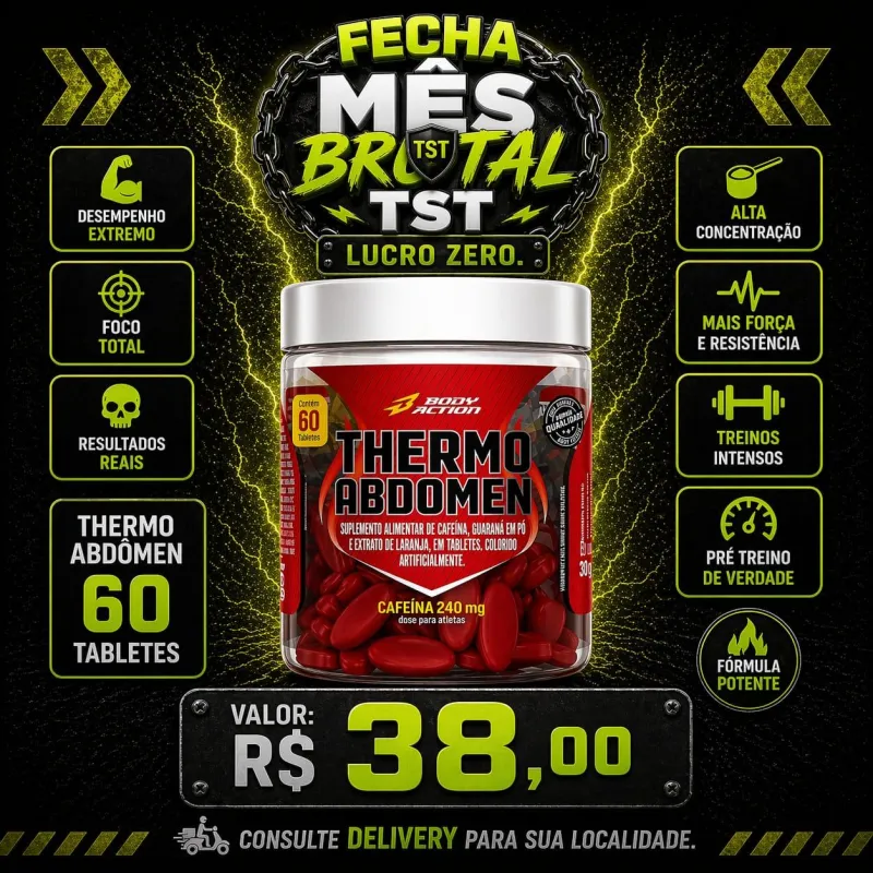 Thermo abdômen 60 cápsulas
