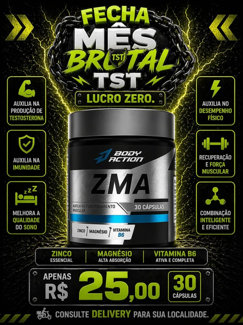 ZMA TESTO GH BODYACTION