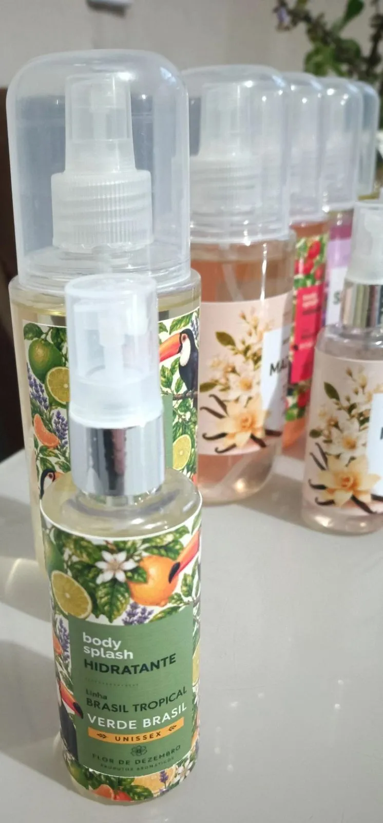 Bory splash hidratante 60ml Verde Brasil