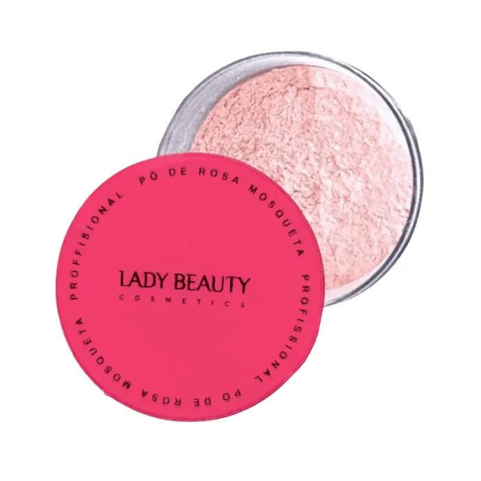 Pó facial Rosa Mosqueta - Lady beauty